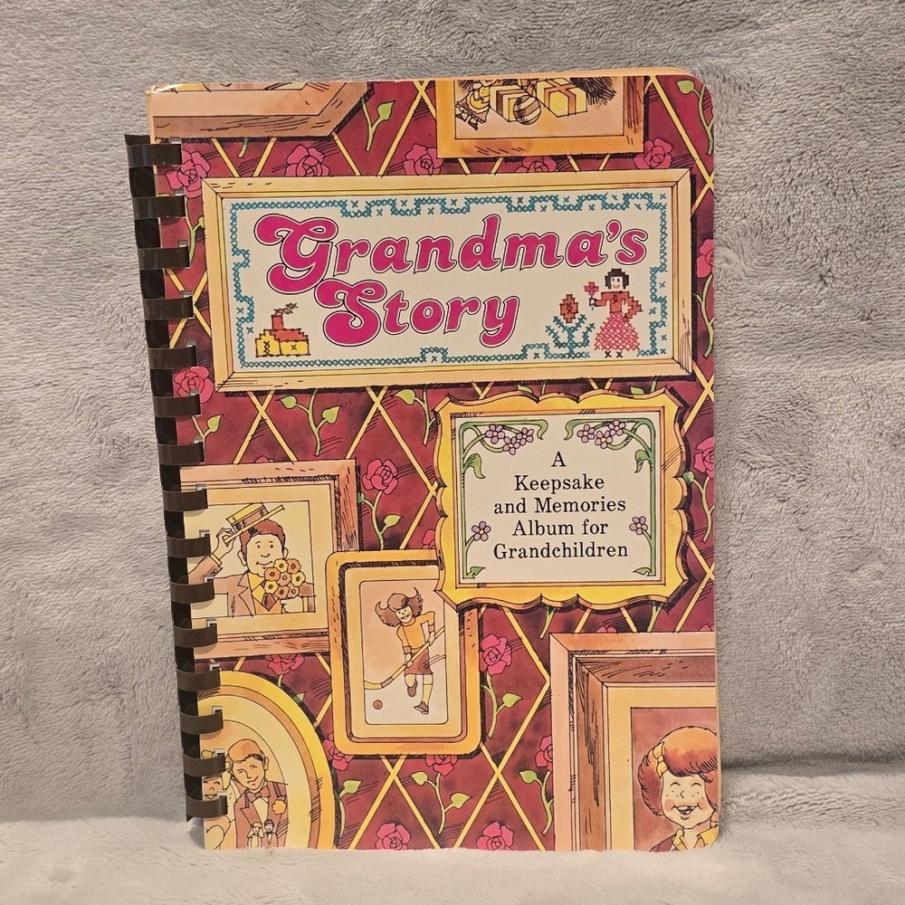 Vintage 1981 Grandmas Story Keepsake Memory Album Journal The Hot Z Company USA